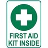 First Aid Kit Inside Sticker 4" x 5"
