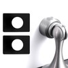 6 PCS Door Knob Plate, Matte Black Door Lock Repair
