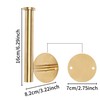 Groleca 2 Pack Curtain Holdbacks No Drill Self-Adhesive/Screw-in Curtain Tiebacks