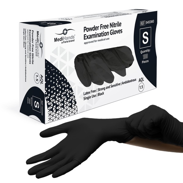 Farla Medical MediHands Disposable Large Nitrile Gloves - Powder Free