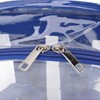 PVC Transparent Backpack Portable PVC Zipper Design High Capacity Clear