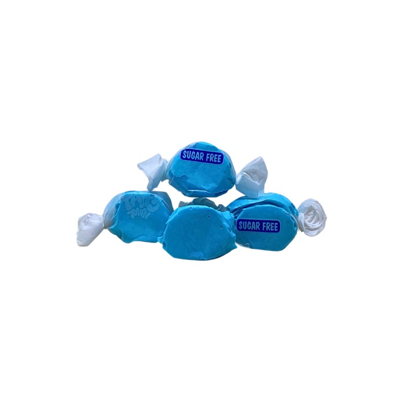 Sugar Free Blue Raspberry Salt Water Taffy - 1lb (16oz)