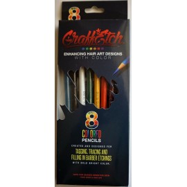 GraffEtch  Graff Etch Graff Etch Barber Pencils GraffEtch waterproof sale Free Sharpener - 8 White Pencils