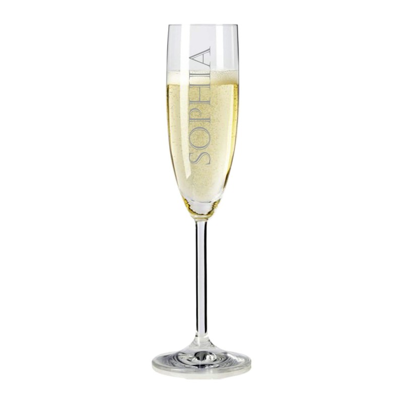 laser-diele Leonardo Sektglas mit Gravur als Geburtstagsgeschenk – Personalisiertes Sektglas