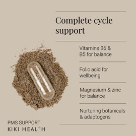 PMS Support Monthly Hormone Balance for Women – Magnesium, B Vitamins, Botanicals & Adaptogens for Energy, Mood, Period Cramps & Clarity – Natural PMS Relief Supplement for Women, 60 Count