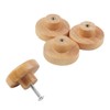 JAPCHET 20 PCS Wooden Drawer Knobs, 38mm x 20mm Wood