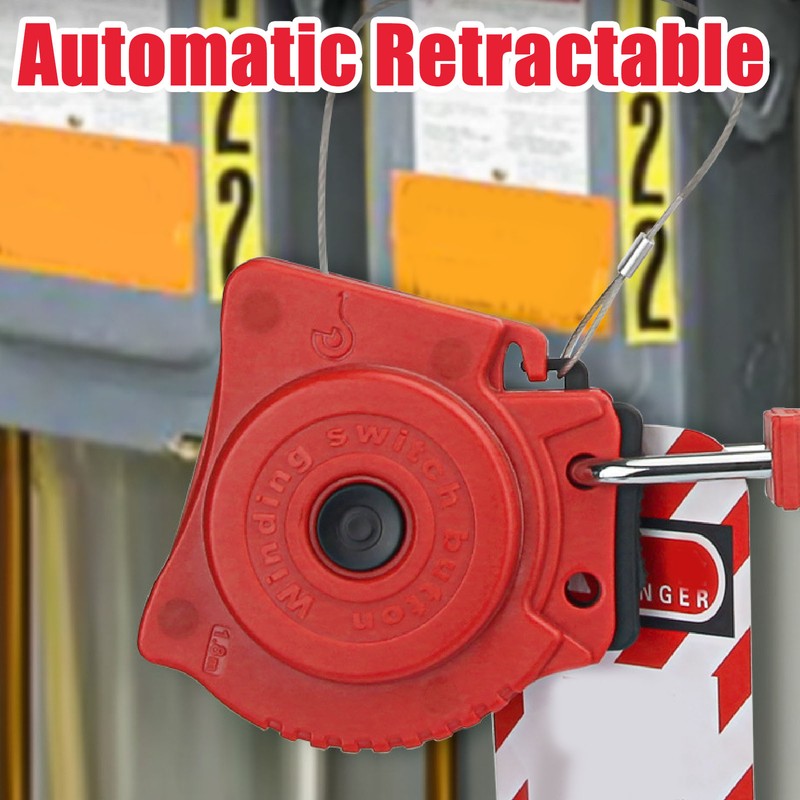 Lockout Tagout Cable Lock 2mm Stainless Steel LOTO Cable Lockout