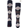 MySocks Unisex Knee High Argyle Socks - 37-41