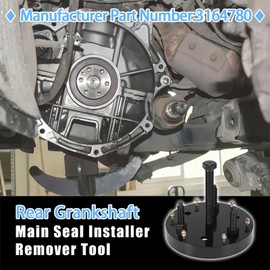 3164780 Crankshaft Rear Main Seal & Wear Sleeve Installer & Remover Tool Kit Fit for Cummins ISX QSX ISX15 ISX12 OEM#3162994 4965569