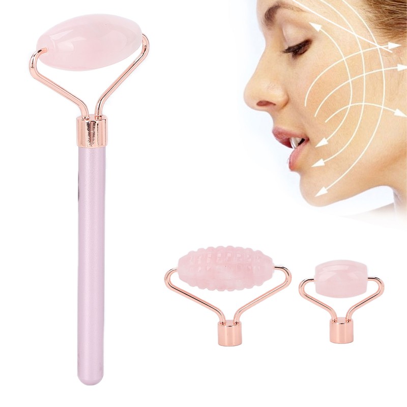 3 in 1 Gua Sha Facial Tool Set Face Jade