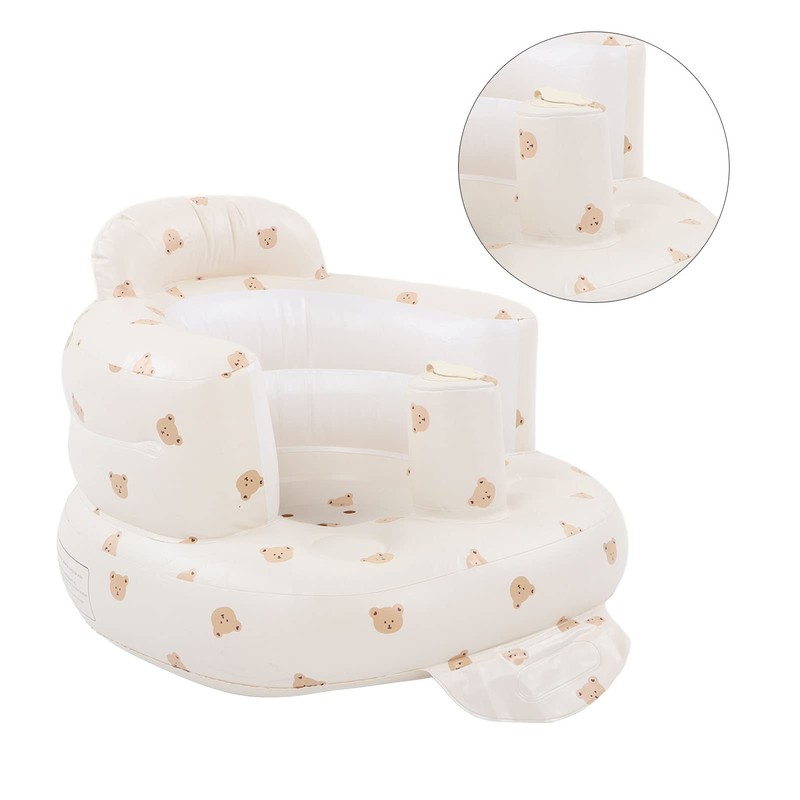 Inflatable Infant Chair, Baby Support Seat, Soft Touch Bed Support,