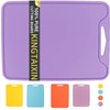 KINGTAIXIN Flexible Silicone Cutting Boards For Kitchen 11.8''x 8.6'',BPA Free