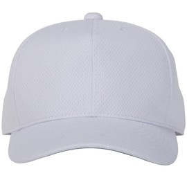 Rawlings AAC14S03 Baseball Adult Practice Round Square Cap White