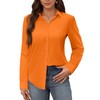 siliteelon Womens Stain Shield Button Shirts Wrinkle Free Long Sleeve