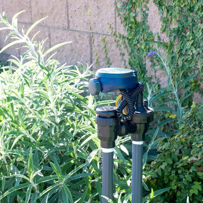 DIG RBC8000 Battery Powered Irrigation Automatic Controller with 3/4" Anti-Si...