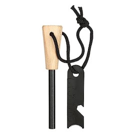 Excellent Craftsmanship Unisex-adult Stick Firmly Fire Starter with Neck Lanyard & Multi-Tool Striker Compatible with Emergency Survival Kits/Camping/Hiking