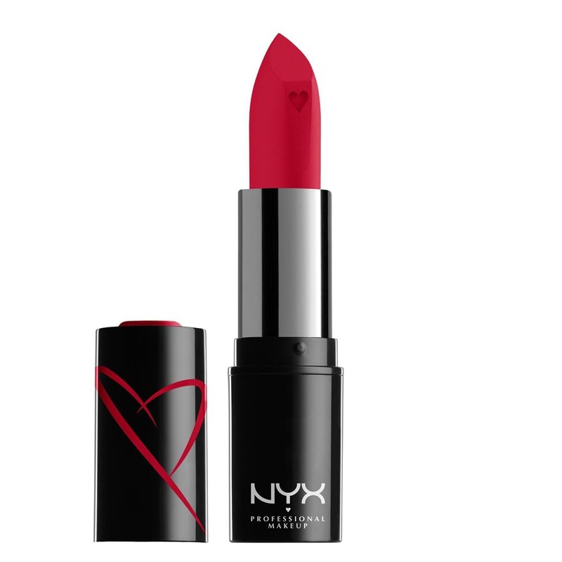 NYX Professional Makeup Shout Loud Satin Lipstick, Ultra-Saturated Colour, Vegan