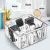 Charger and Cable Organizer Box with 10 Wire Ties, Adapter