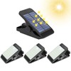 voominhtec Clip on Solar Lights 48 LEDs Motion Sensor Lights