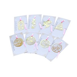 Pbwa Smile Bookmark Bookmark Cherry Blossom Cherry Blossom Bookmark Set of 8 Bookmarks, Bookmarkers, Reading, Gold, Gold Digging Bookmarks, Copper, Bookmarkers