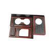 Carbon Fiber Center Console Gear Shift Box Water Cup Panel