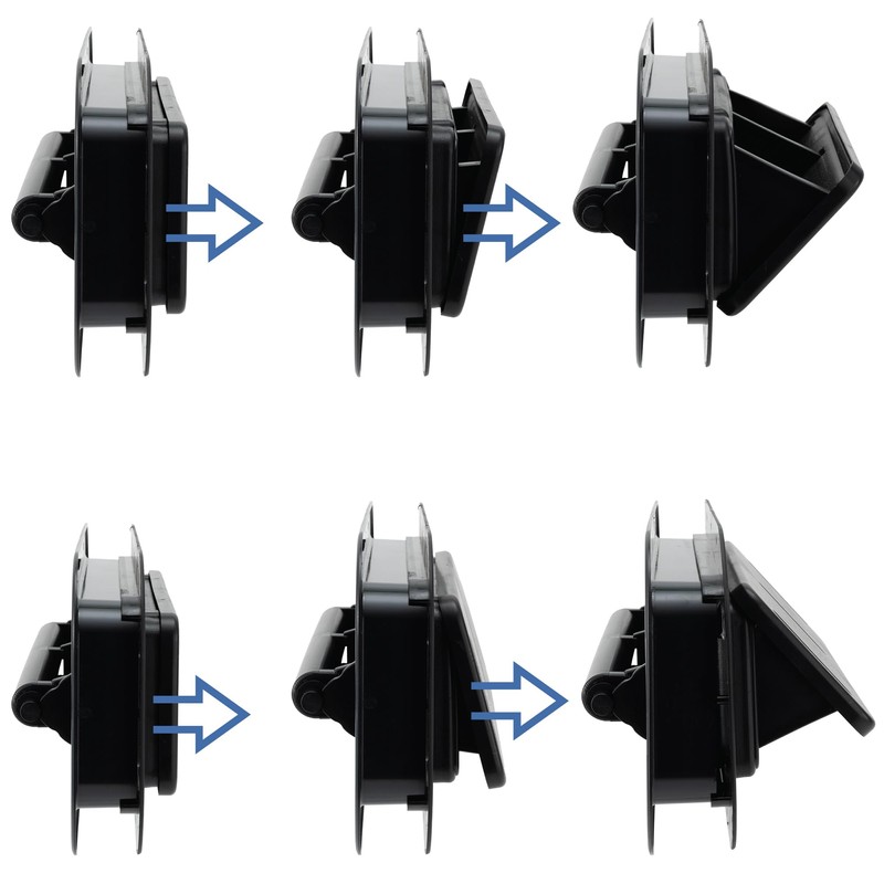 RecPro Trailer Two Way Plastic Vent | Trim Ring |