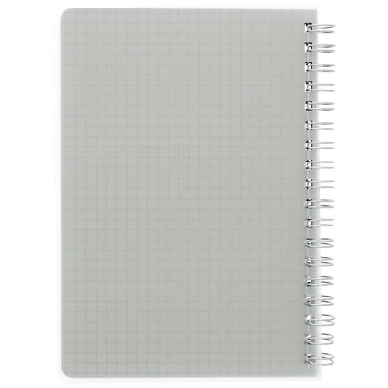 Sunstar Stationery S2638827 Mitte Double Ring Notebook, B6, Light Gray