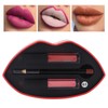 Lip Gloss Set Matte Glitter Liquid Lipstick Lip Liner Long