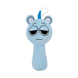 Splanky 20cm Plush Sprunki Plush Toy Monster Character Character Horror Game Surroundings Horror Music Game Christmas for Kids (Light Blue)