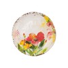 UPware 4-Piece Tropical Hibiscus Melamine 6 Inch Serving Plates/Appetizer Plates/Dessert