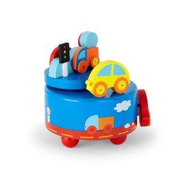 Mousehouse Gifts Baby Spieluhr Spieldose Holz Auto mit Musik Geschenk für Jungs