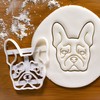 Set of 2 French Bulldog Cookie Cutters (Designs: Body &