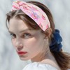AddLotLot 2 PCS Sequin Knotted Headbands Rainbow Sequin Knotted Headband
