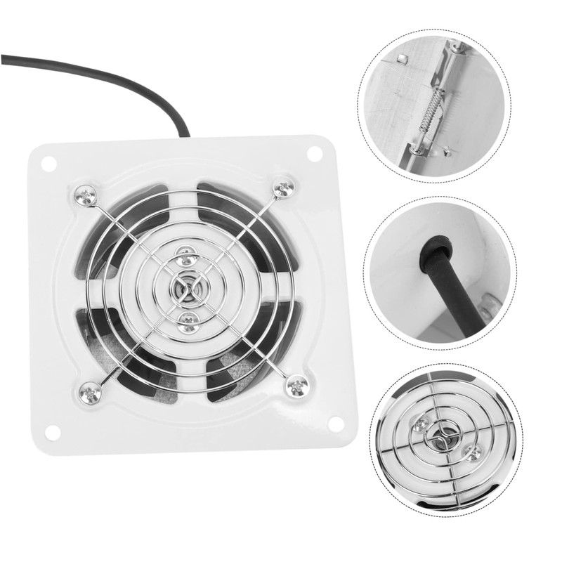 ORFOFE Wall Mount Exhaust Fan for Kitchen Toilet Bathroom Energy