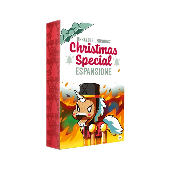 Asmodee Unstable Unicorns: Christmas Special, Expansion Card Game, Italian Edition