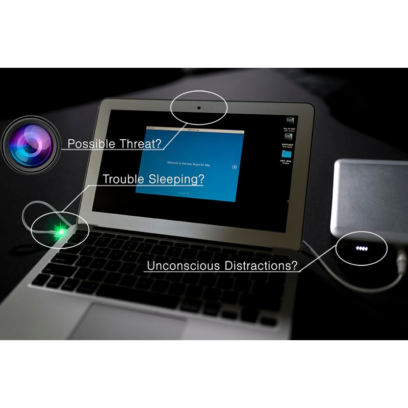 LightDims Black Out Edition Light Blocking LED Covers (2 Sheets)