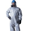 DuPont Tychem F 6000 Hazmat Coverall Respirator Fit Hood and