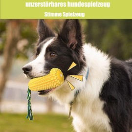 Hundespielzeug (Mais), Unzerstörbar Spielzeug Für Große Hunde Kauspielzeug Für Aggressives Kauen Robuster Langlebig Naturkautschuk Kauspielzeug Für Mittelgroße Große Hunde