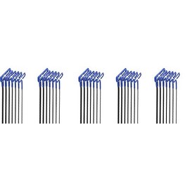 Eklind Tool Company 55166 6 Piece 6" Cushion Grip Metric T-Handle Hex Key Set (5-(Pack))