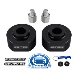 Supreme Suspensions - 2" Front Leveling Kit for 1983-1996 Ford Ranger / 1980-1996 Bronco / 1991-1994 Explorer 4WD - Delrin Spring Lift Spacers with 5/8" Stud Extenders - Can Cooler Included