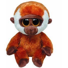 TY 7136077 7136077-Bongo-Affe braun, 15 cm, Beanie Boos