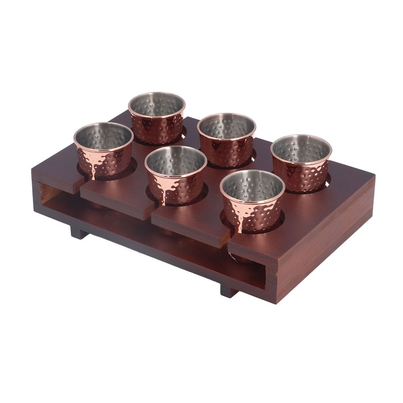 6pcs 100ml Copper Plated Moscow Mule Mug Stainless Steel Cocktail