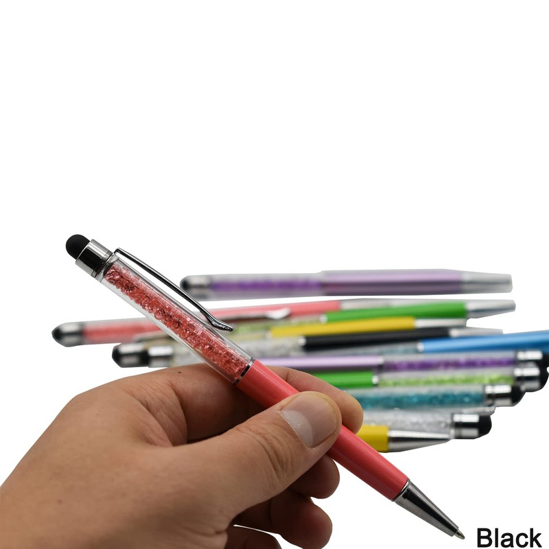Maydahui 12PCS Crystal Diamond Capacitive Ballpoint Pens Universal Touch Screen