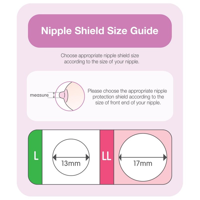 Pigeon Natural Fit Nipple Shield 17mm LL