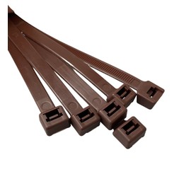 On1shelf® Cable Ties, 900mm x 9.0mm, 35.4" Premium Tie Wraps, Strong and Long Nylon Zip Tie (5, Brown)