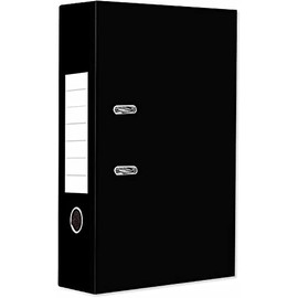 3 x Black A4 Large 75mm Lever Arch Files Folders Metal Edge & Finger Pull Stationery Document Storage Paper Office School