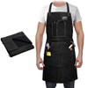 ARCCAPTAIN Leather Welding Work Apron 24" X 36" Heat Flame