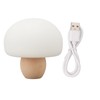 Mushroom Lamp Silicone Slap Dimmable Rechargeable Mushroom Night Light for