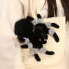 Spider Plush Keychain with Expressive Eyes & Soft Fluffy Body