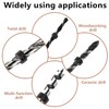 Drill Bit Depth Stop Collar Set 8 Pcs, Woodworking Positioning